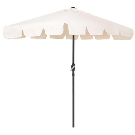 Umbrela terasa sau gradina reglabila, inclinare 2 directii, protectie UV UPF 50+, 195x122 cm, ecru [11]