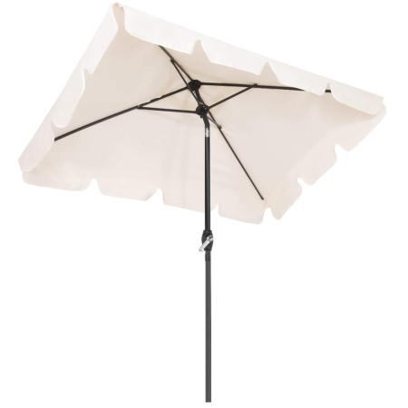 Gradina & balcon - Umbrela terasa sau gradina reglabila, inclinare 2 directii, protectie UV UPF 50+, 195x122 cm, ecru