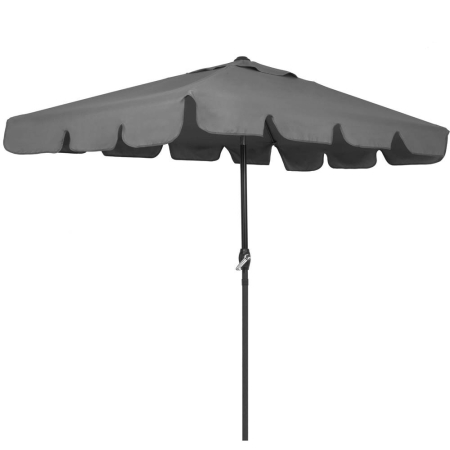 Umbrela terasa sau gradina reglabila, inclinare 2 directii, protectie UV UPF 50+, 195x122 cm, gri inchis [18]