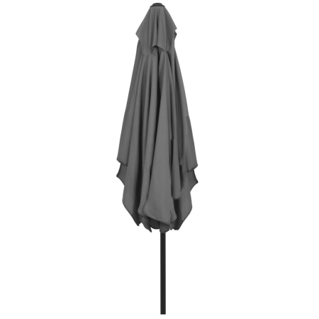Umbrela terasa sau gradina reglabila, inclinare 2 directii, protectie UV UPF 50+, 195x122 cm, gri inchis [11]