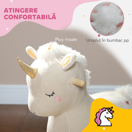  Unicorn Balansoar Copii 2-4 ani cu Sunete [6]