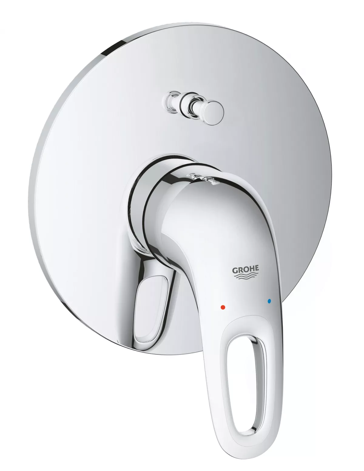 Baterii cada si dus - Unitate comanda dus Grohe Eurostyle 19506003, 1/2'', monocomanda, diverter, 2 iesiri, necesita set fixare, crom