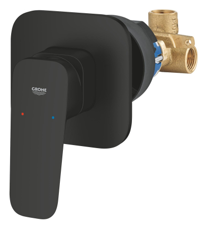 Unitate comanda Grohe 1017752430, 1 bar, 113 mm, 8 mm, 1 iesiri, 1 functii palarie dus, 1/2 dimensiune racord, Negru [1]