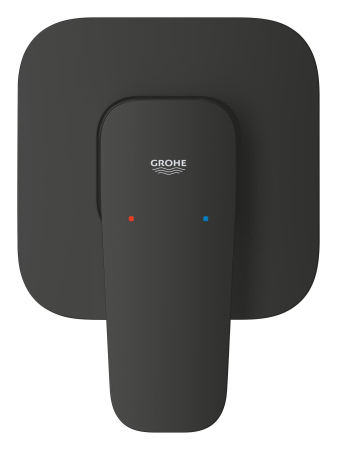 Baie - Unitate comanda Grohe 1017752430, 1 bar, 113 mm, 8 mm, 1 iesiri, 1 functii palarie dus, 1/2 dimensiune racord, Negru