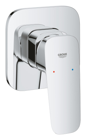 Baie - Unitate comanda Grohe 1018300000, 1 bar, 113 mm, 8 mm, 1 iesiri, 1 functii palarie dus, 1/2 dimensiune racord, Crom