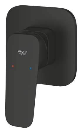 Unitate comanda Grohe 1018302430, 1 bar, 113 mm, 8 mm, 1 iesiri, 1 functii palarie dus, 1/2 dimensiune racord, Negru [2]