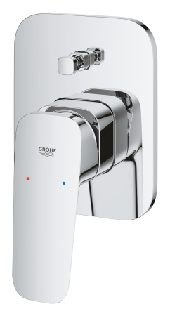 Unitate comanda Grohe 1018310000, 1 bar, 113 mm, 145 mm, 8 mm, 2 iesiri, 1 functii palarie dus, Crom [2]