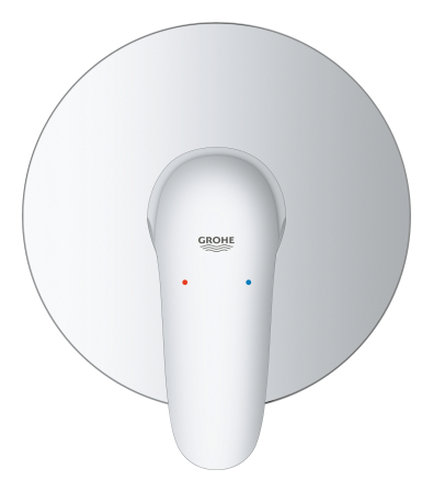 Baie - Unitate comanda Grohe 24046003, 1 bar, 158 mm, 10 mm, 1 iesiri, 1 functii palarie dus, 1/2 dimensiune racord, Crom