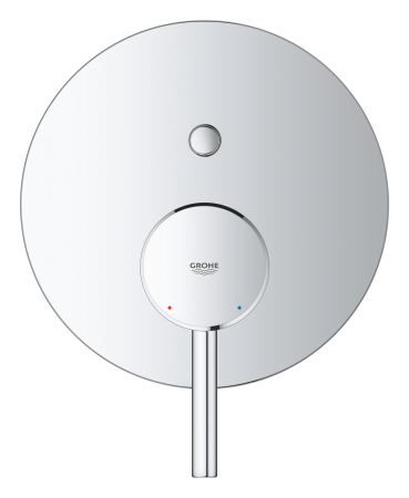 Baie - Unitate comanda Grohe 24054001, 1 bar, 158 mm, 10 mm, 2 iesiri, 1 functii palarie dus, 1/2 dimensiune racord, Crom