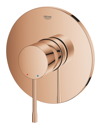 Unitate comanda Grohe 24057DA1, Essence, 1 functie, necesita valva, lucios, cupru [1]