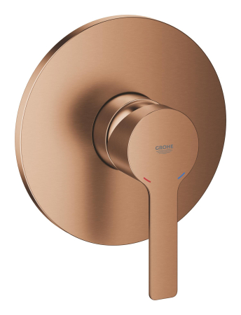 Sisteme de dus - Unitate comanda Grohe 24063DL1, Lineare, 1 functie, necesita valva, mat, cupru