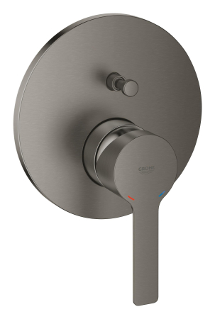 Unitate comanda Grohe 24064AL1, Lineare, 2 iesiri, necesita valva, mat, grafit [1]
