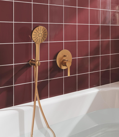 Unitate comanda Grohe 24064DL1, Lineare, 2 functii, diverter, necesita valva, mat, cupru [1]