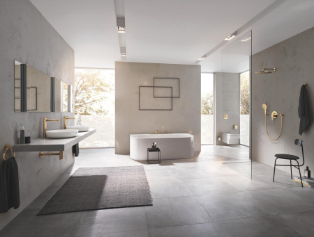 Unitate comanda Grohe 24064GL1, Lineare, 2 iesiri, diverter, necesita valva, lucios, auriu [4]