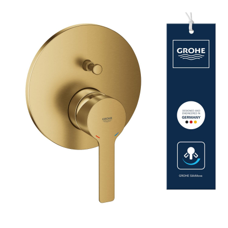 Unitate comanda Grohe 24064GN1, Lineare, 2 functii, diverter, necesita valva, mat, auriu [8]
