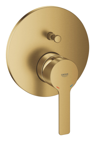Unitate comanda Grohe 24064GN1, Lineare, 2 functii, diverter, necesita valva, mat, auriu [2]