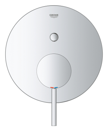 Baie - Unitate comanda Grohe 24066003, 1 bar, 158 mm, 10 mm, 2 iesiri, 1 functii palarie dus, 1/2 dimensiune racord, Crom