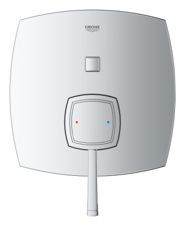 Baie - Unitate comanda Grohe 24068000, Grandera, tip comanda dubla comanda, tip incastrare aparent, numar iesiri 2, crom