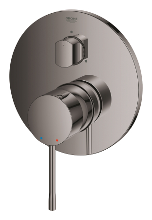 Unitate comanda Grohe 24092A01, Essence, diverter, 3 iesiri, necesita valva, lucios, grafit [2]