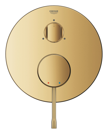 Baie - Unitate comanda Grohe 24092GL1, Essence, aparenta, monocomanda, diverter, 3 iesiri, necesita set fixare, lucios, auriu