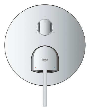 Baie - Unitate comanda Grohe 24093003, 2.5 bar, 158 mm, 10 mm, 3 iesiri, 1 functii palarie dus, 1/2 dimensiune racord, Crom