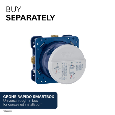 Unitate comanda Grohe 24095DL1, Lineare, 3 functii, diverter, necesita valva, mat, cupru [6]