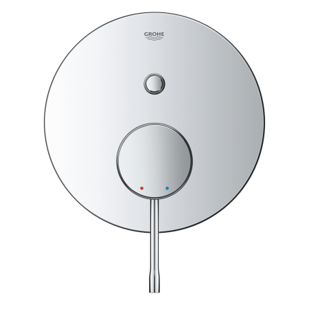 Baie - Unitate comanda Grohe 24167001, Essence, tip comanda monocomanda, tip incastrare aparent, numar iesiri 2, crom