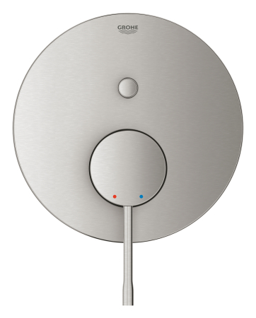 Sisteme de dus incastrate - Unitate comanda Grohe 24167DC1, Essence, 2 functii, necesita valva, mat, otel satinat