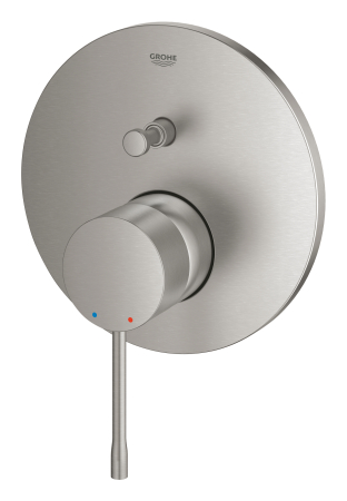 Unitate comanda Grohe 24167DC1, Essence, 2 functii, necesita valva, mat, otel satinat [1]