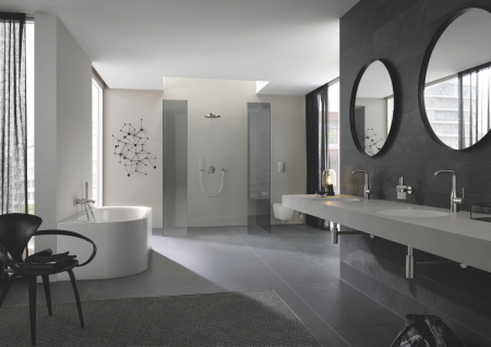 Unitate comanda Grohe 24167DC1, Essence, 2 functii, necesita valva, mat, otel satinat [3]