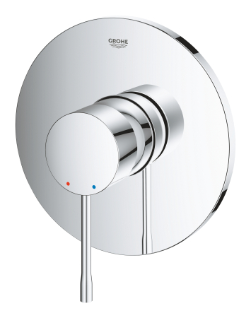 Unitate comanda Grohe 24168001, 1 bar, 163 mm, 12 mm, 1 iesiri, 1 functii palarie dus, 1/2 dimensiune racord, Crom [2]