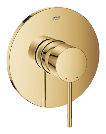 Unitate comanda Grohe 24168GL1, Essence, 1 functie, necesita valva, lucios, auriu [1]