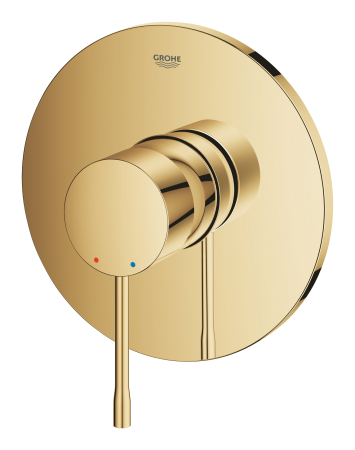 Unitate comanda Grohe 24168GL1, Essence, 1 functie, necesita valva, lucios, auriu [2]