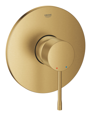 Unitate comanda Grohe 24168GN1, Essence, 1 functie, necesita valva, mat, auriu [1]