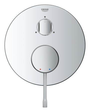 Baie - Unitate comanda Grohe 24169001, Essence, tip comanda monocomanda, tip incastrare aparent, numar iesiri 3, crom