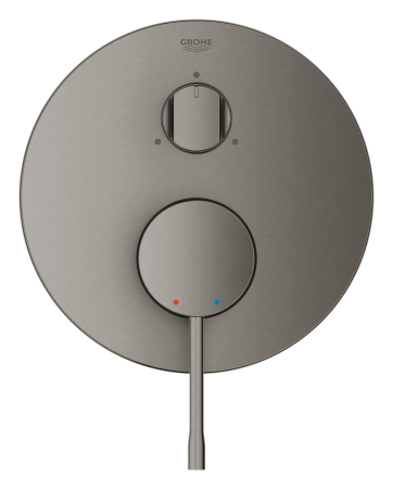 Sisteme de dus incastrate - Unitate comanda Grohe 24169AL1, Essence, aparenta, 3 iesiri, diverter, necesita valva, mat, grafit