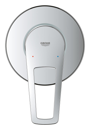 Baie - Unitate comanda Grohe 29042001, 1 bar, 105 mm, 10 mm, 1 iesiri, 1 functii palarie dus, 1/2 dimensiune racord, Crom