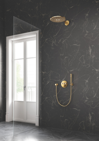 Unitate comanda Grohe 29121GL0, SmartControl, 3 iesiri, termostat, necesita valva, lucius, auriu [2]