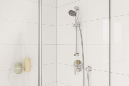 Unitate comanda Grohe 32590002, 1 bar, 163 mm, 11 mm, 1 iesiri, 1 functii palarie dus, 1/2 dimensiune racord, Crom [4]