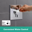 Unitate comanda Hansgrohe DuoTurn E, 2 iesiri, necesita valva, crom, 75417000 [8]