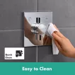 Unitate comanda Hansgrohe DuoTurn E, 2 iesiri, necesita valva, crom, 75417000 [9]