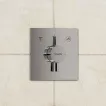 Unitate comanda Hansgrohe DuoTurn E, 2 iesiri, necesita valva, crom, 75417000 [1]