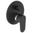 Baterii sanitare - Unitate comanda Ideal Standard Cerafine A7193U4, 1/2'', incastrata, monocomanda, diverter, 2 cai, mat, negru