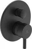 Baterii sanitare - Unitate comanda Ideal Standard Ceraline, 2 iesiri, necesita valva, mat, negru, A7389XG