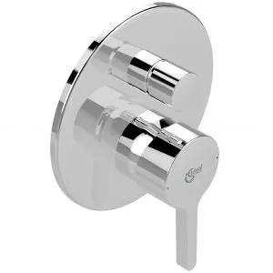 Baterii sanitare - Unitate comanda Ideal Standard IdealStyle A6410AA, 1/2'', incastrata, monocomanda, diverter, 2 cai, crom