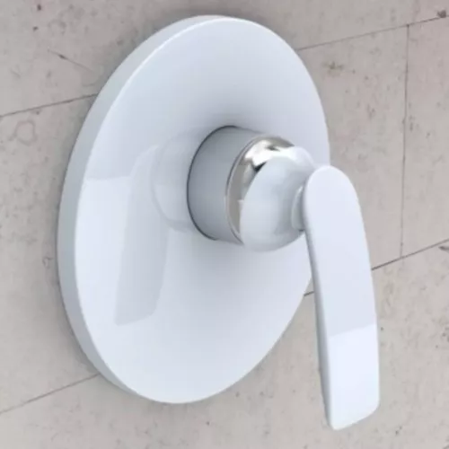 Unitate comanda Kludi Balance 526559175, 1/2'', monocomanda, 1 iesire, necesita set fixare, alb [2]