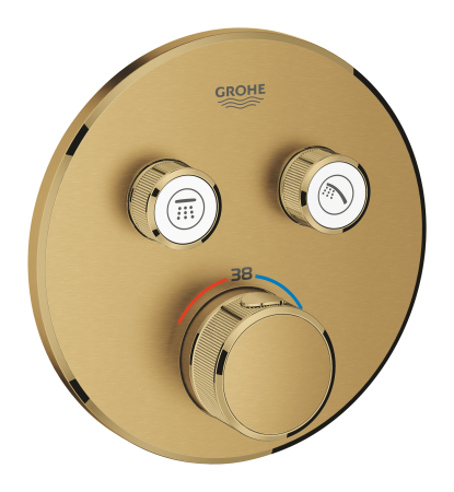 Baie - Unitate control Grohe 29119GN0, Grohtherm Smartcontrol, 1/2'', 2 iesiri, termostat, incastrat