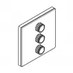 Unitate control Grohe SmartControl, 3 functii, necesita valva/mixer, lucios, alb, 29158LS0 [4]