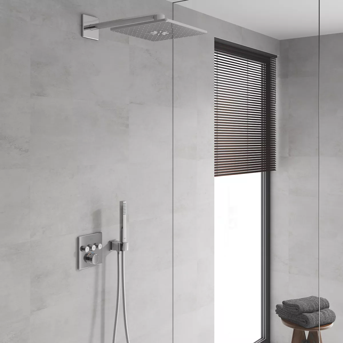 Unitate control Grohe Smartcontrol, 3 iesiri, necesita valva, crom, 29149000 [4]