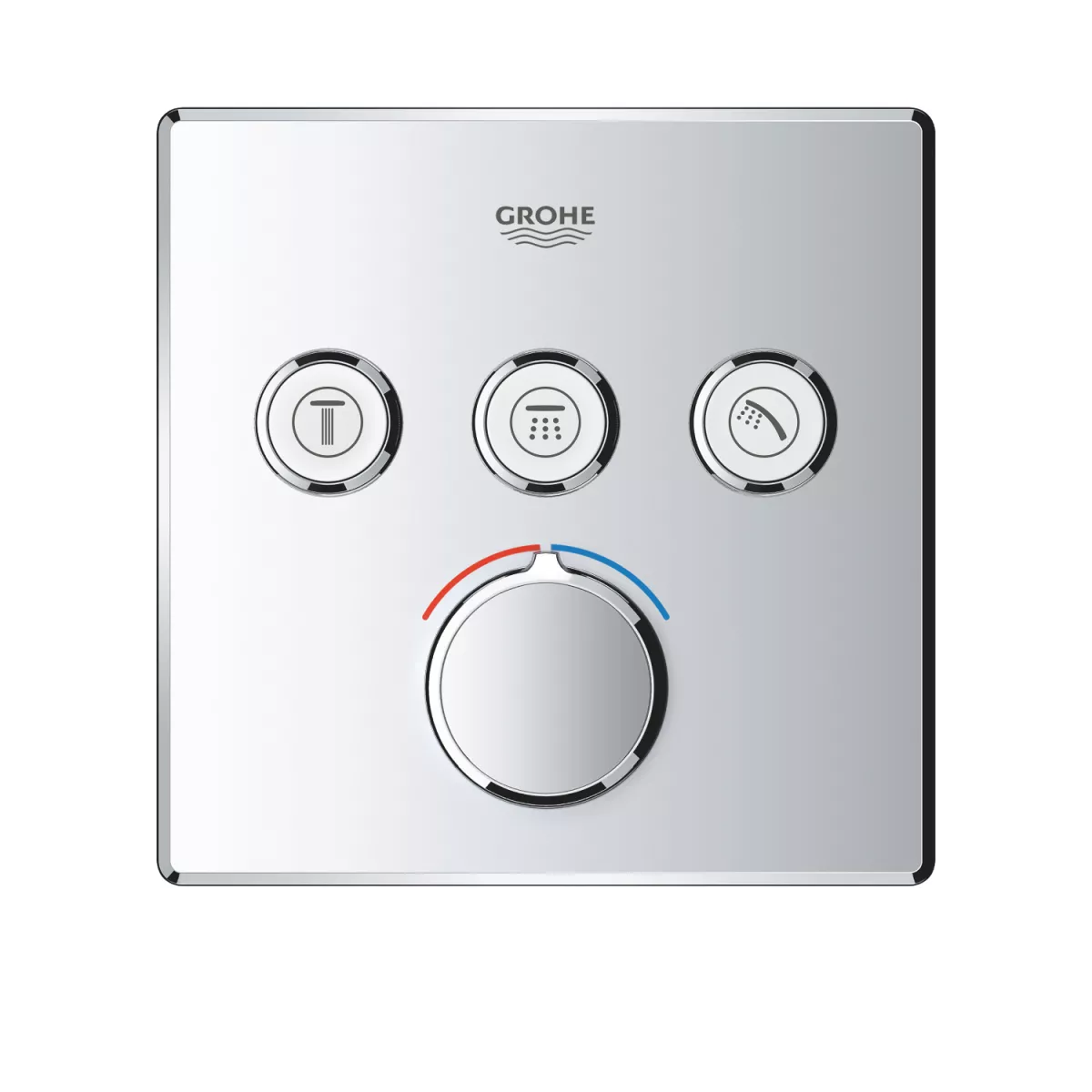 Seturi de dus - Unitate control Grohe Smartcontrol, 3 iesiri, necesita valva, crom, 29149000